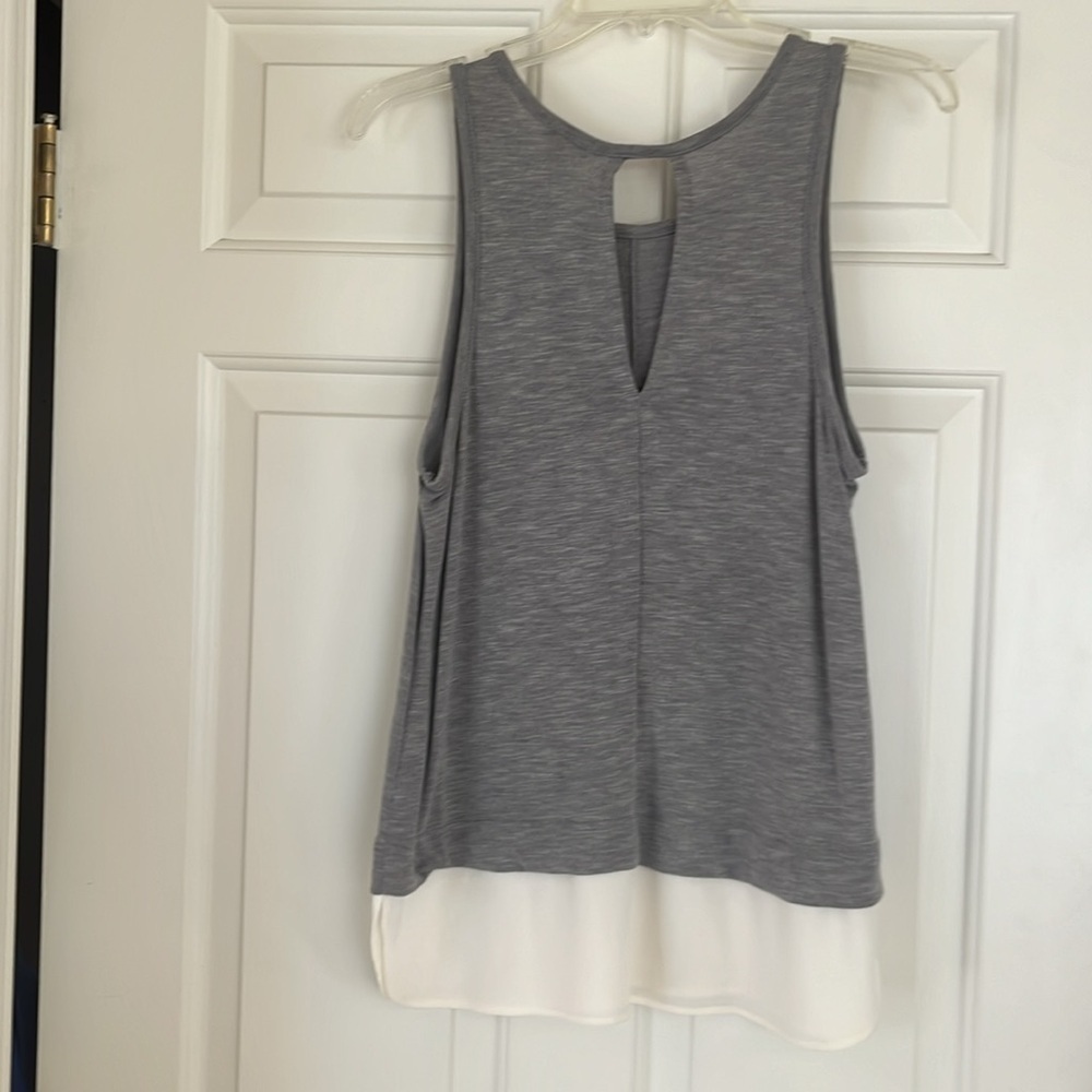 J. Crew Women's Sleeveless Drapey Scoop Neck Tank Top Sz Small - Picture 5 of 7